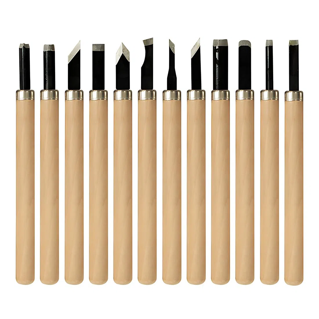 12 pezzi Kit di sgorbie per legno,legno da intaglio,strumenti per intaglio del legno,Scalpelli per intaglio professionali Coltello Manico intaglio sculture Esperti di carpentieri Principianti