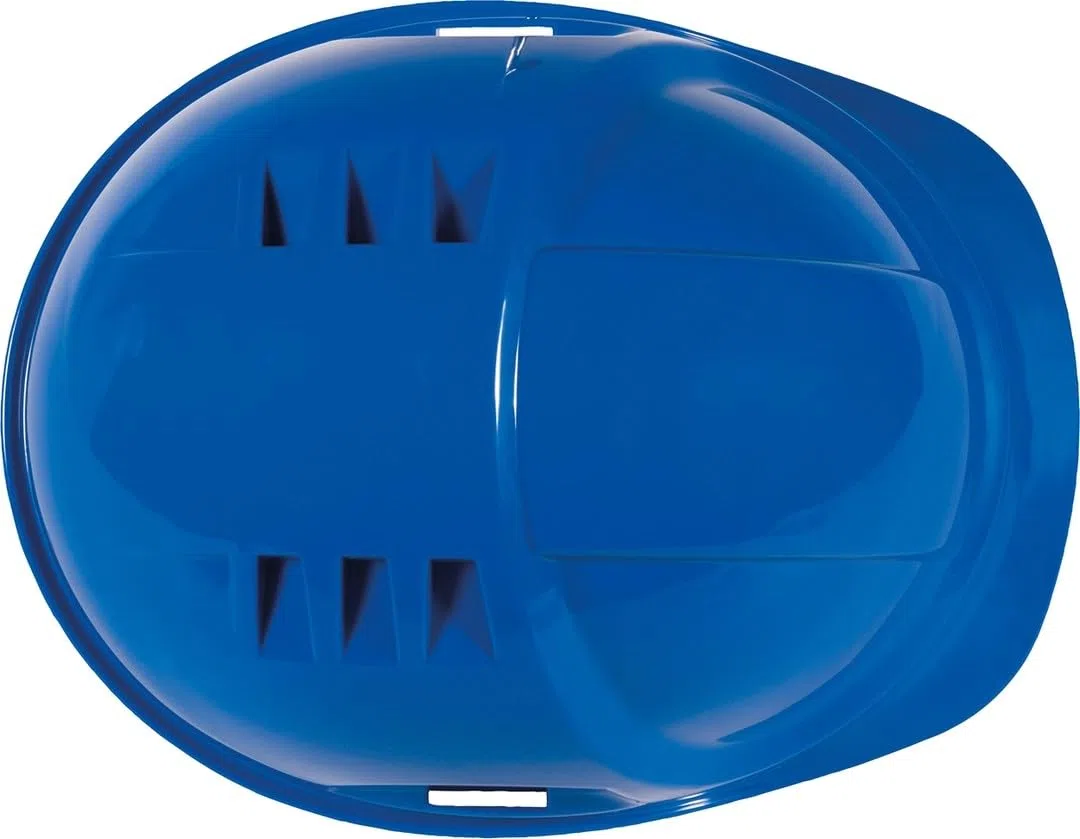 Cofra Litess Vent (Blu) Elmetto di protezione per l'industria ventilato in ABS casco CAT. II taglia regolabile peso 435g
