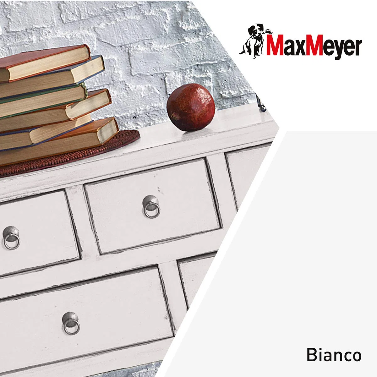 Maxmeyer Smalto All'Acqua Poliuretanico Brillante Bianco 0,75 L