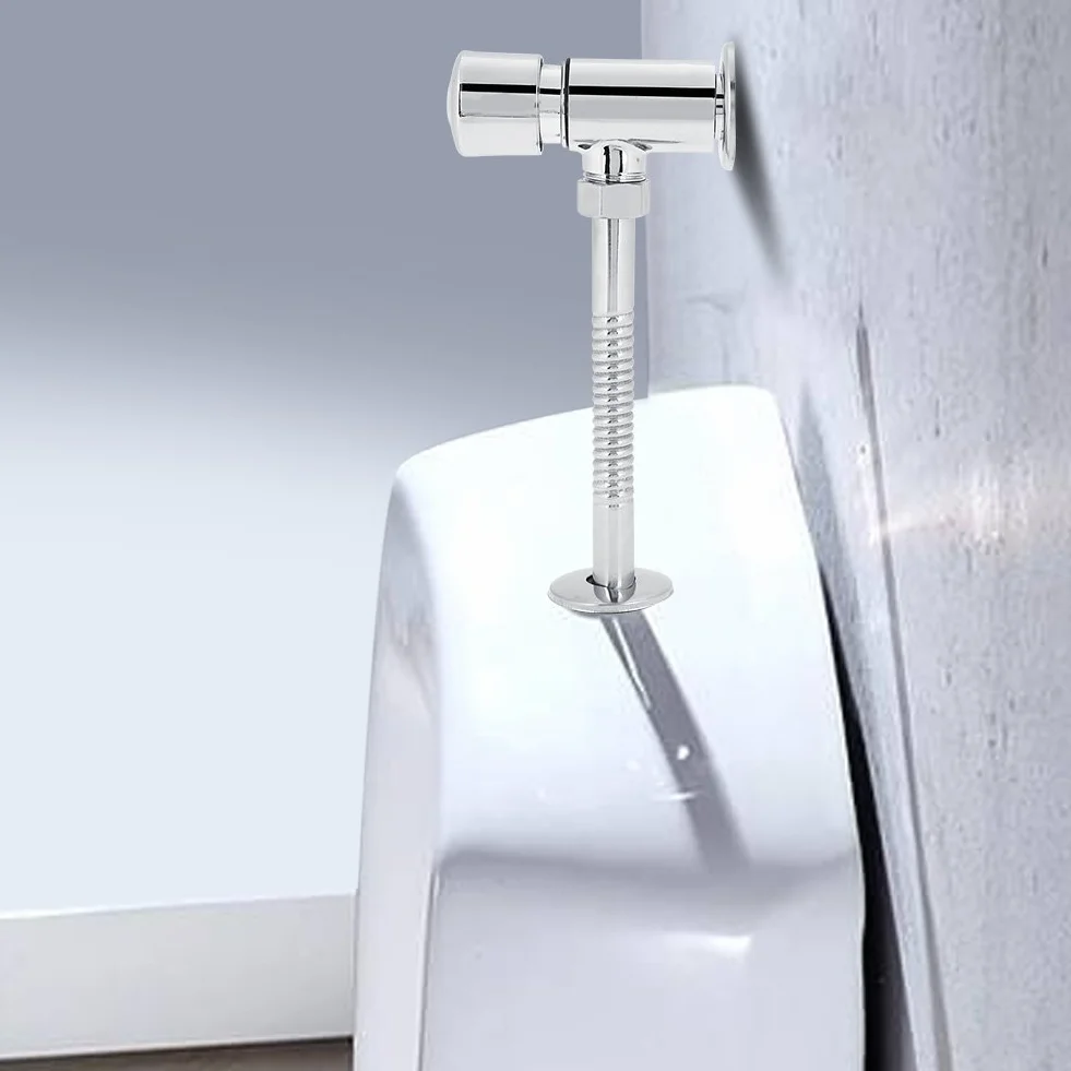 Valvola di Scarico per Orinatoio Resistente Valvola di Scarico per Orinatoio in Lega di Zinco, Valvola di Risciacquo per Armadio, Adattatore a T per Bidet in Metallo con Valvola di Intercettazione, De