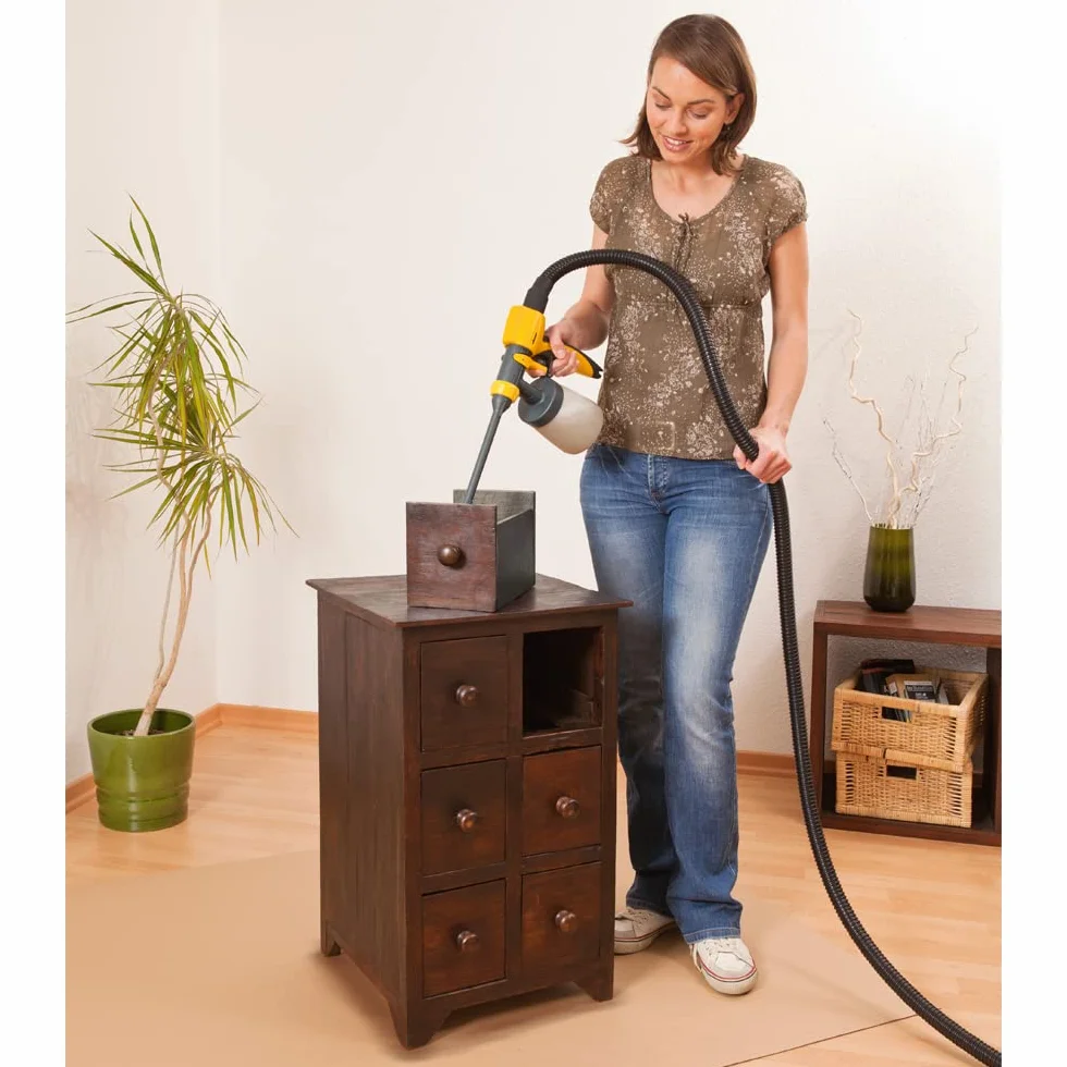 WAGNER inserto Wood&Metal Extra Corner & Reach per radiatori e angoli di armadi, contenitore 600 ml, accessori per Pistola a Spruzzo WAGNER Wood&Metal