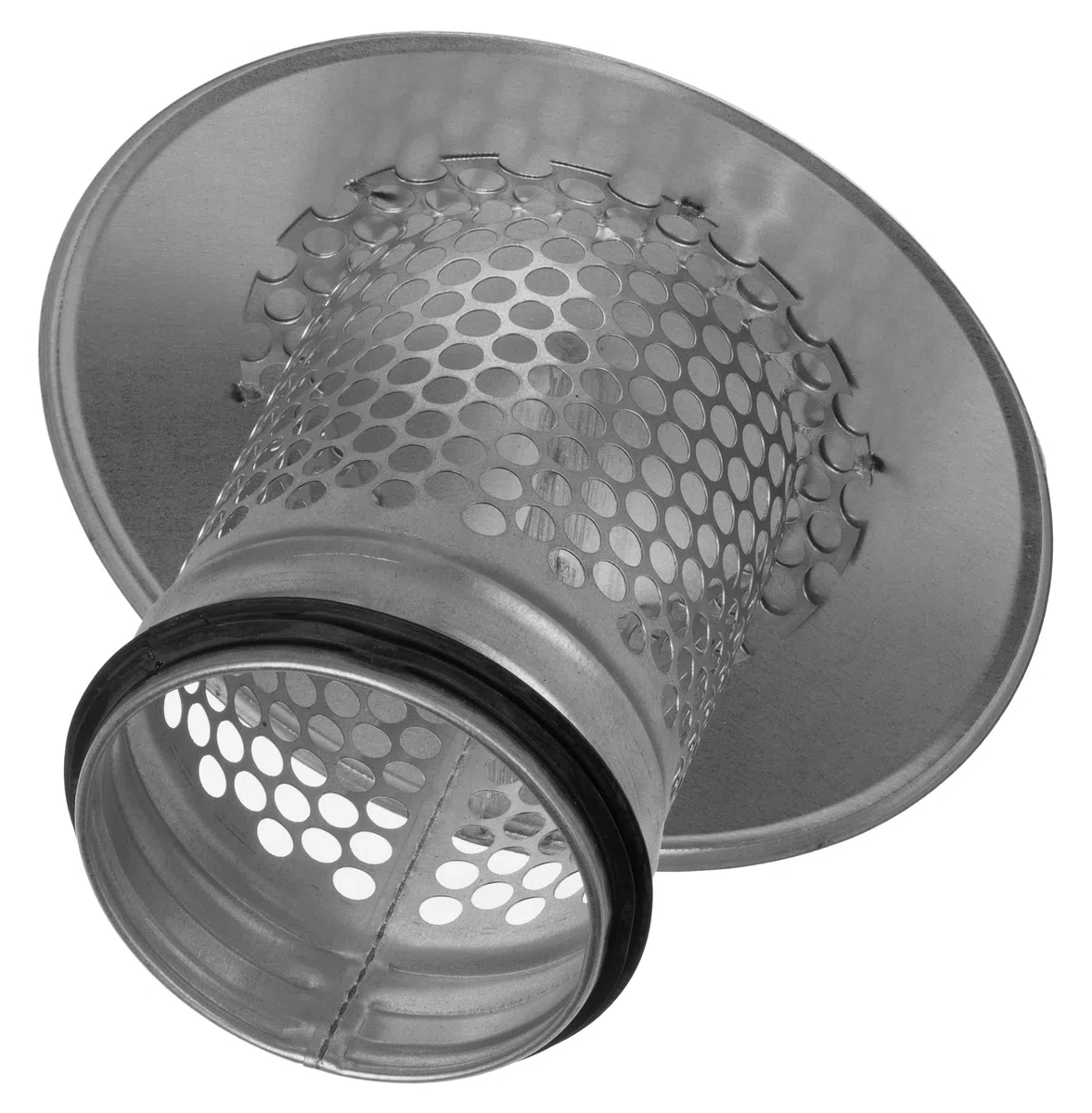 100mm Coperchio del Tetto con Protezione per gli Uccelli - Cappello di Ventilazione Rotondo in Metallo - Protezione da Pioggia e Neve - Non per Camino