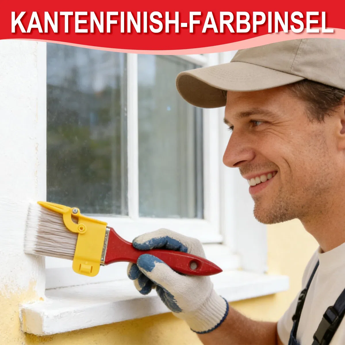 4 pezzi per bordi colorati, strumento perfetto per pittura, con 2 cuscinetti di ricambio, pennelli, copertura di protezione della vernice, per ottenere bordi impeccabili su pareti, soffitti, angoli