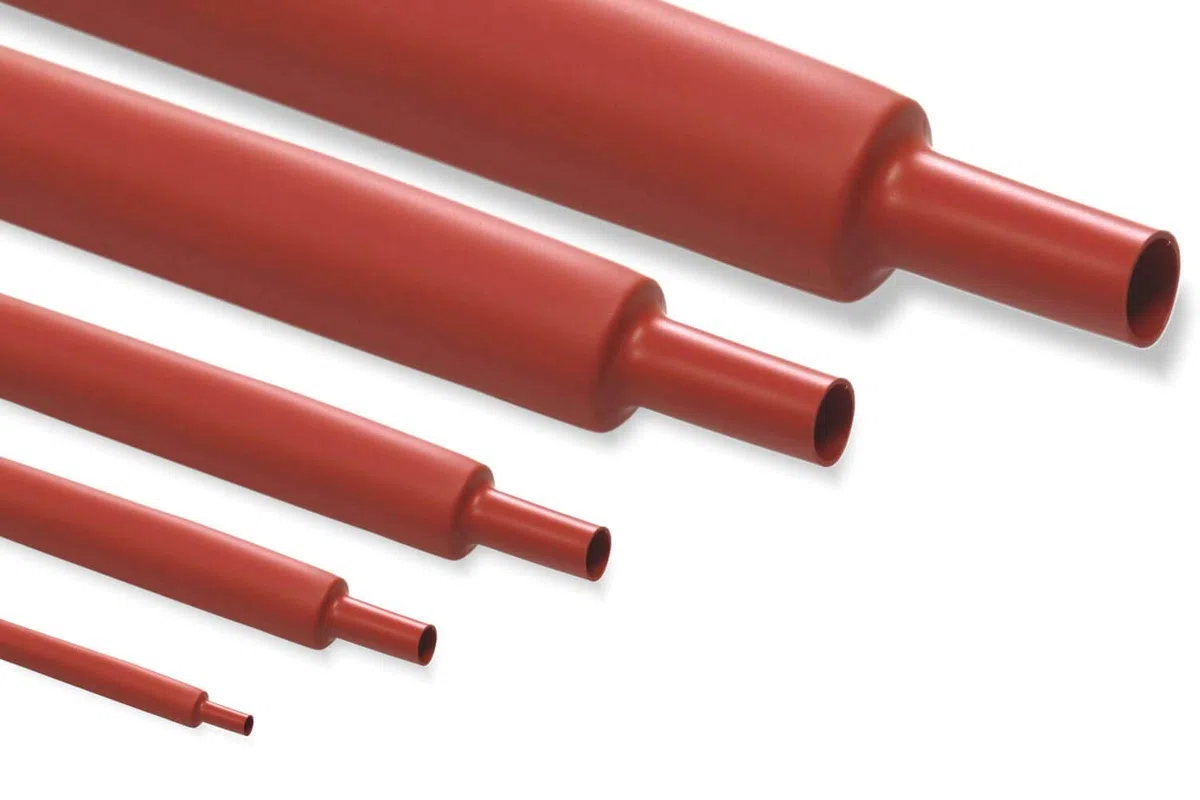 Ricable Custom R216/5 - diametro 16 mm 2:1-5 metri Guaina Termorestringente Rosso