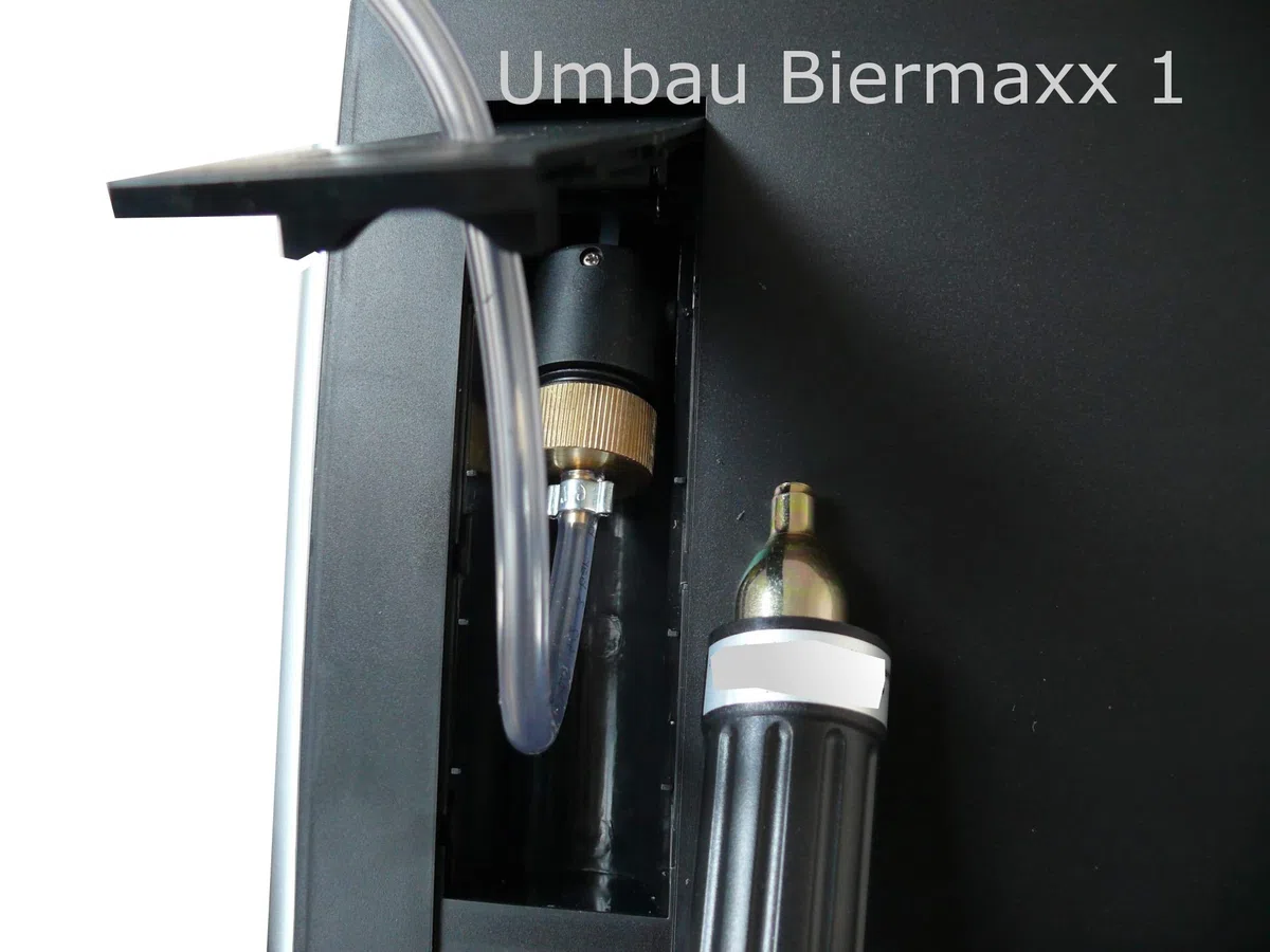Kit di conversione, per Biermaxx Caltronic Koenig 1880, 5 l, rubinetti di spillatura per utilizzo di grandi bombole di Co2