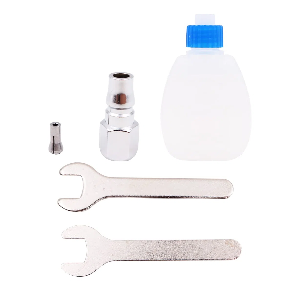 WANGCL Smerigliatrice ad Aria da 1/4 di Pollice 6500 Giri/min Mini smerigliatrice a Matita con Chiave per Pulizia, smussatura, rettifica e Incisione di Vari Metalli