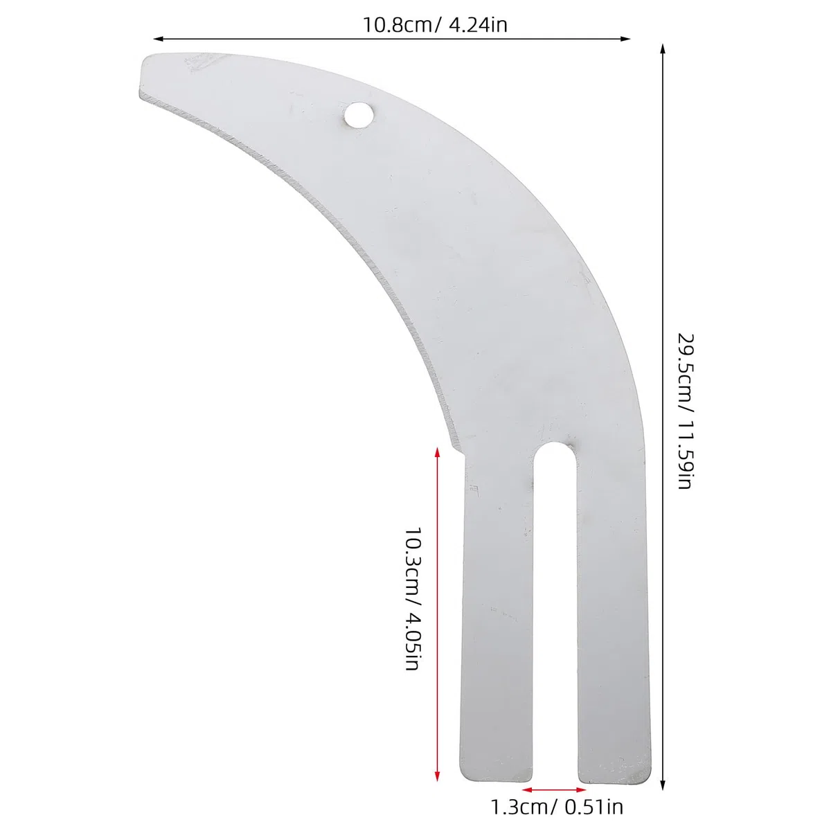 Coltello divisore per sega da banco - Lama di separazione per sega da banco - Lama di ricambio cromata anti- per taglio industriale del legno, spessore 2,5 mm