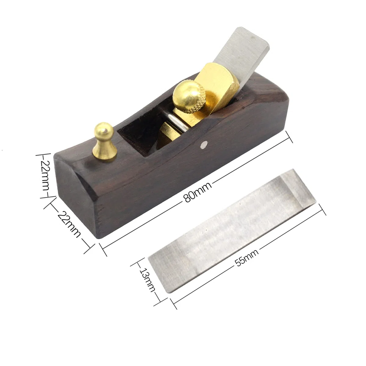 Pialla Manuale per Legno, 13mm Mini Piallatrice Per Legno, Piccola Pialla Manuale Fai-Da-Te In Legno Con Una Sola Mano Per La Lavorazione Del Legno, Rifilatura, Piallatura Del Legno