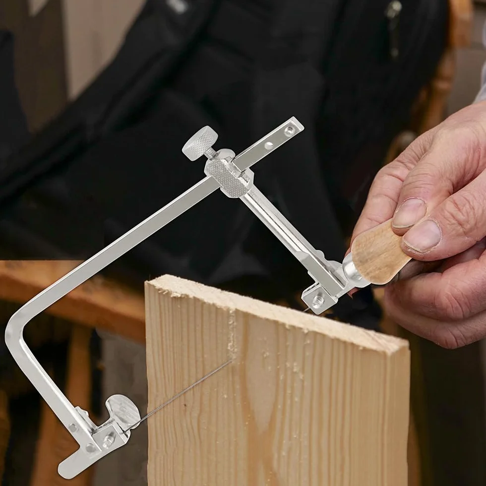 mizikuu Coping Saw - Seghetto a forma di U, per la lavorazione del legno, gioielli, per il fai da te