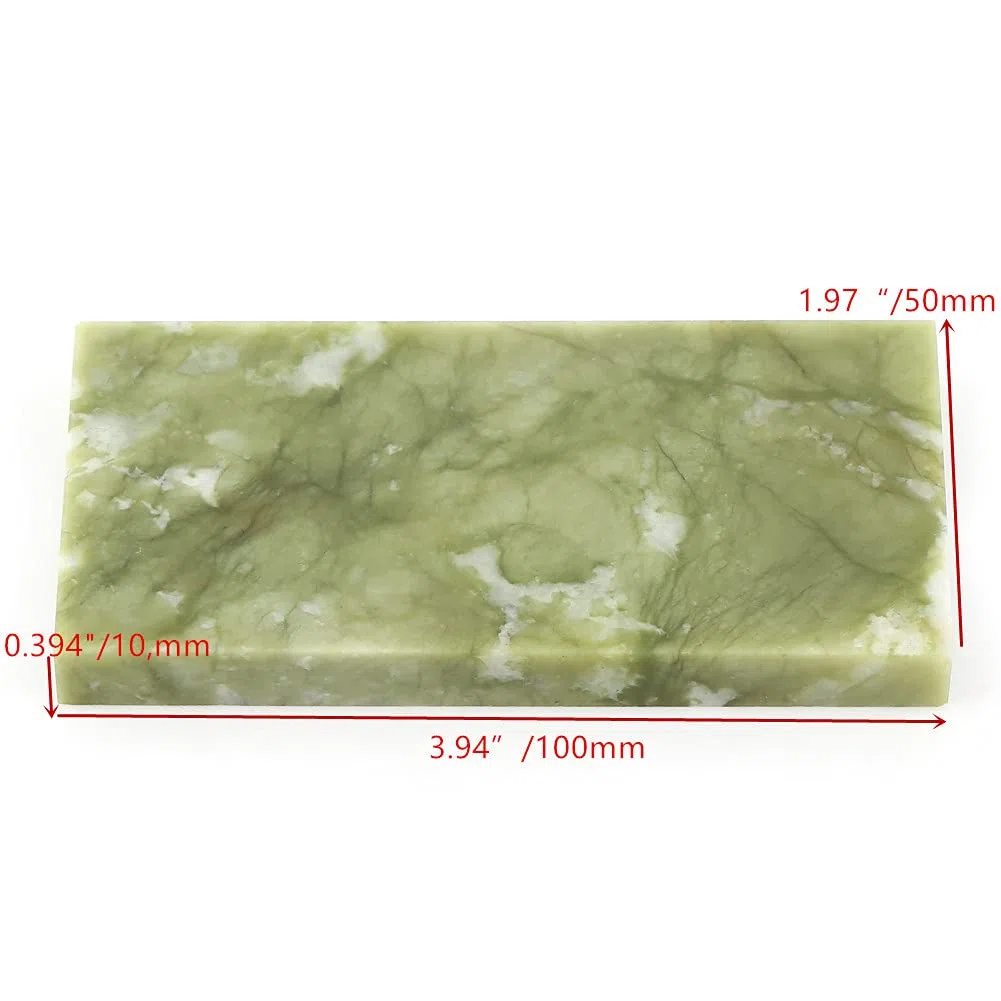 Pietra per Affilare Coltelli 10000 Grit Verde Whetstone Professionale per Funzione Anti-Attrito Per Coltelli Forbici e Rasoi