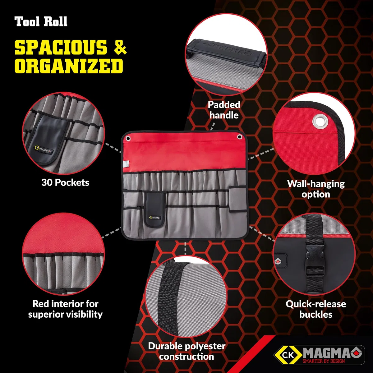 Best Price Square Tool Roll BPSCA MA2718 - SG33153 di CK Tools