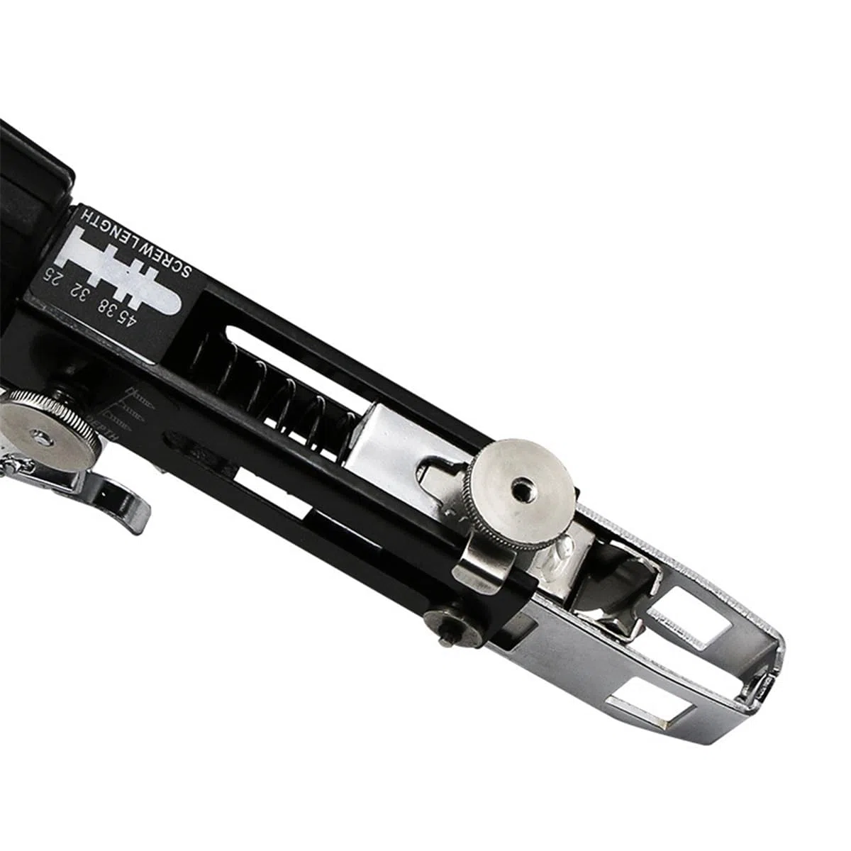 POFET Adattatore Pistola sparachiodi, Lavorazione del Legno Adattatore per Pistola sparachiodi Automatica Set di Catene per Trapano Elettrico con chiodo a Catena e Punta per cacciavite