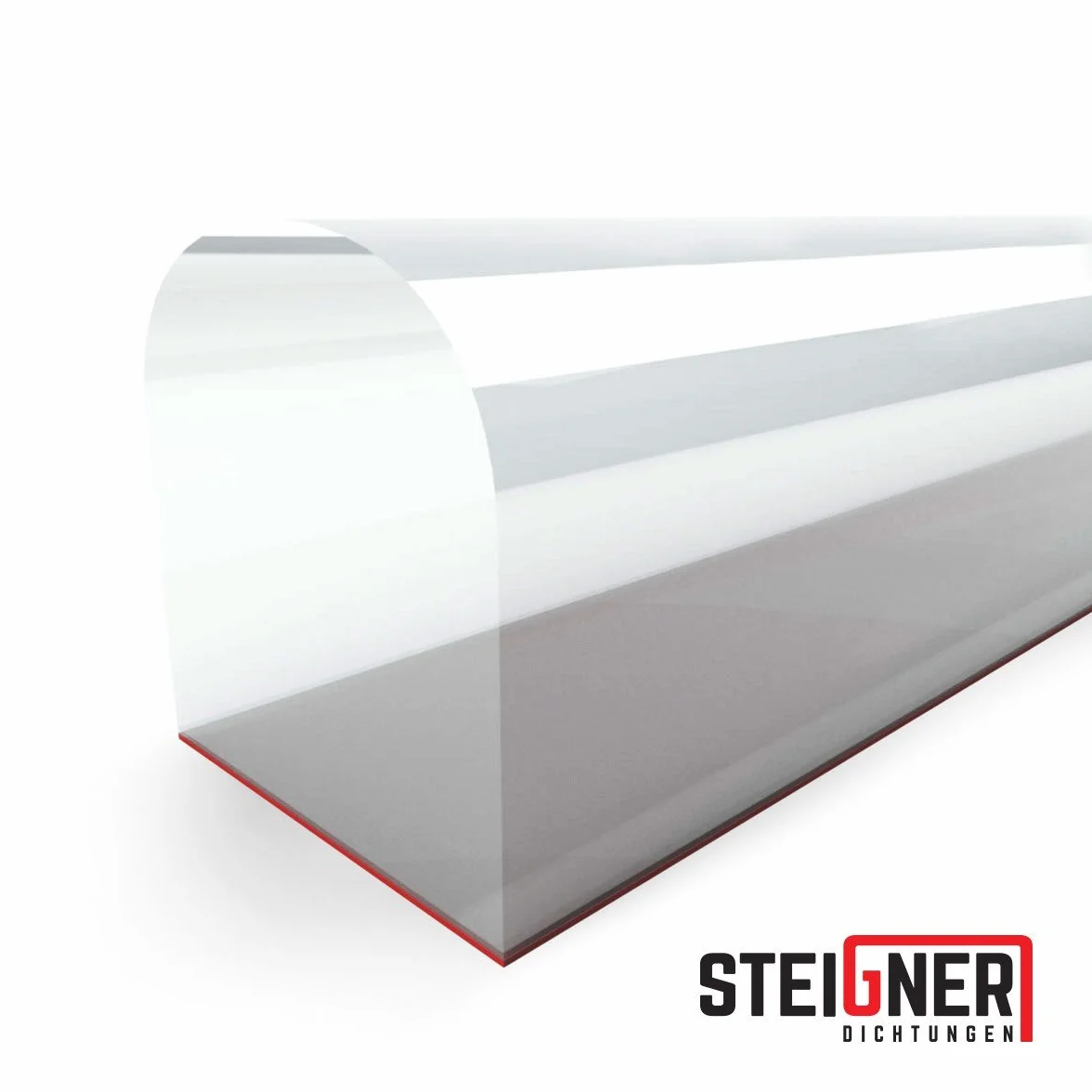 STEIGNER 80 cm Soglia Acrilica per la Cabina Doccia - SDD03 Altezza 10 mm - Protezione del Profilo Soglia Semicircolare Contro le Perdite d'acqua