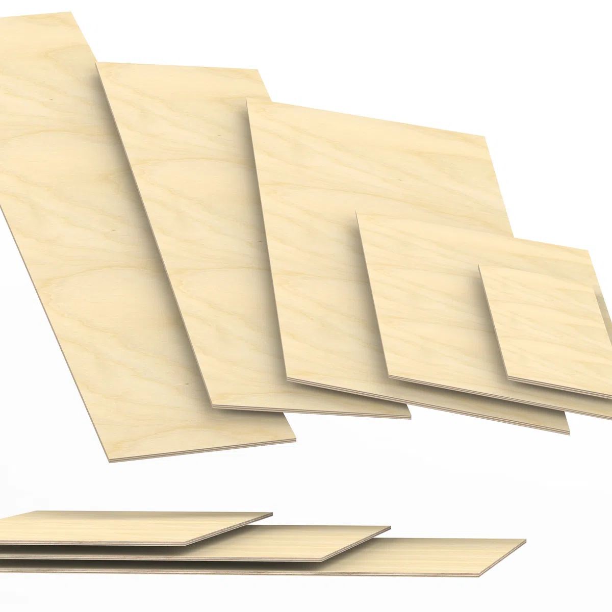 6,5mm legno compensato pannelli multistrati tagliati fino a 200cm: 110x40 cm