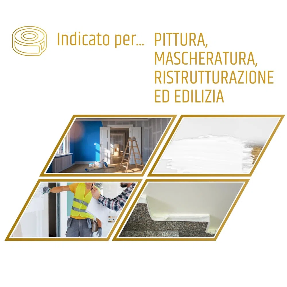 PENNELLIFICIO 2000 | Bobina in Tessuto non Tessuto, Rotolo di Feltro con Pellicola Antiscivolo, Indicato per Proteggere i Pavimenti, Lunghezza 25 Metri, altezza 1 Metro, e peso 200 gr/mq