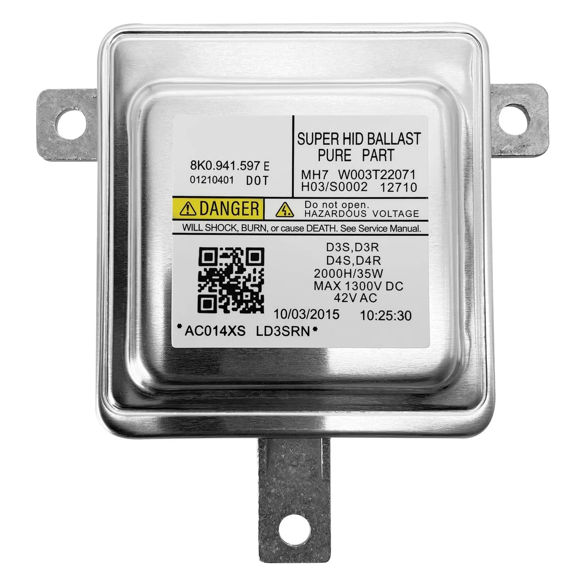 Ballast di Ricambio 8K0941597E D3S/D3R D4S/D4R Xenon Hid Centralina Ballast Faro Compatibile con AUDI A1 A3 A4 A5 A6 A7 A8 Q3 Q5 Q7