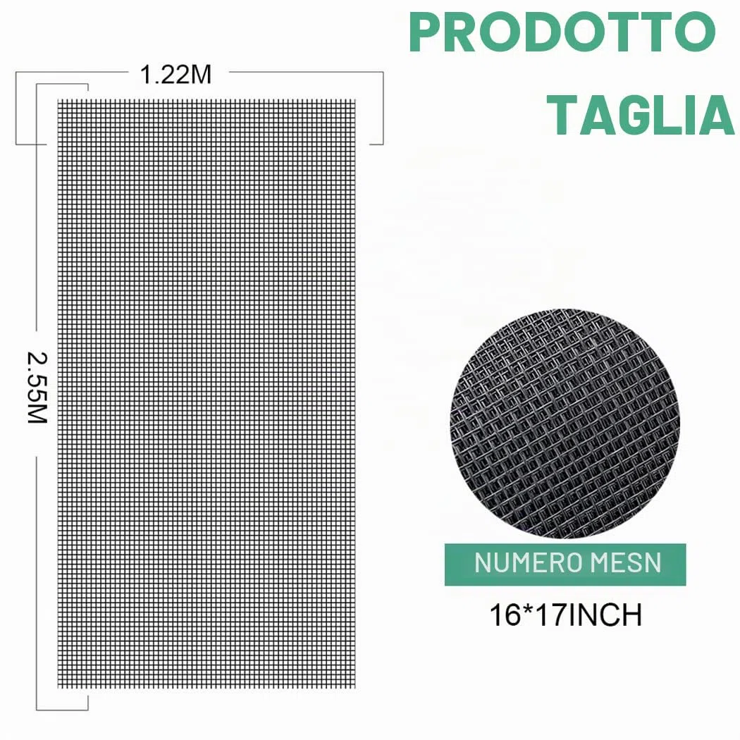 Griglia di protezione per gatti, 1,22 x 2,55 m, protezione dagli insetti, per porte, in tessuto