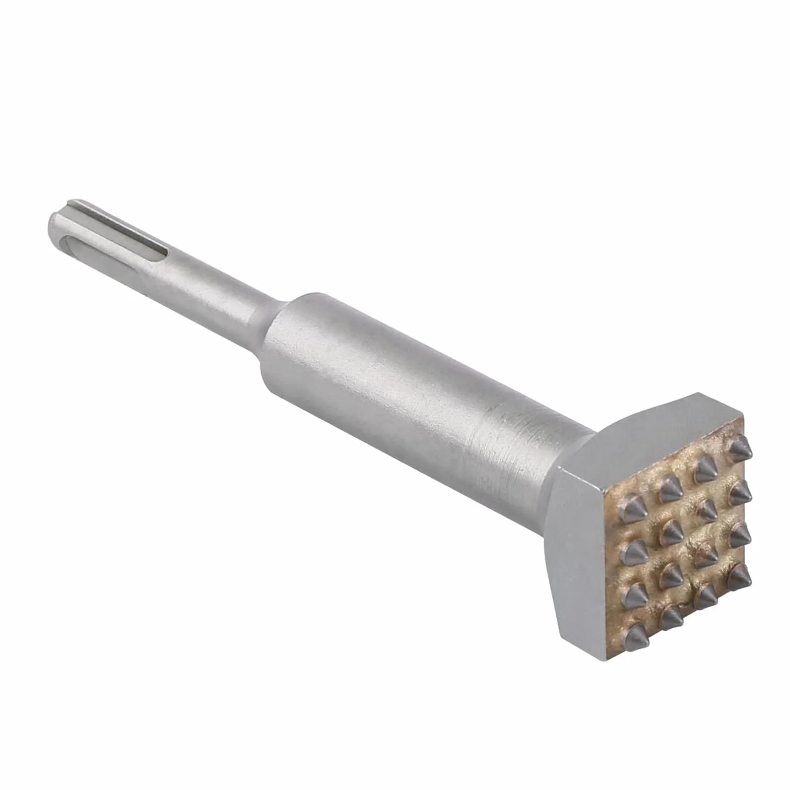 SDS Plus - Scalpello per piastrelle, 152 mm, 16 denti, in metallo duro, per calcestruzzo, ardesia, ponte, parete, piastrelle in ceramica