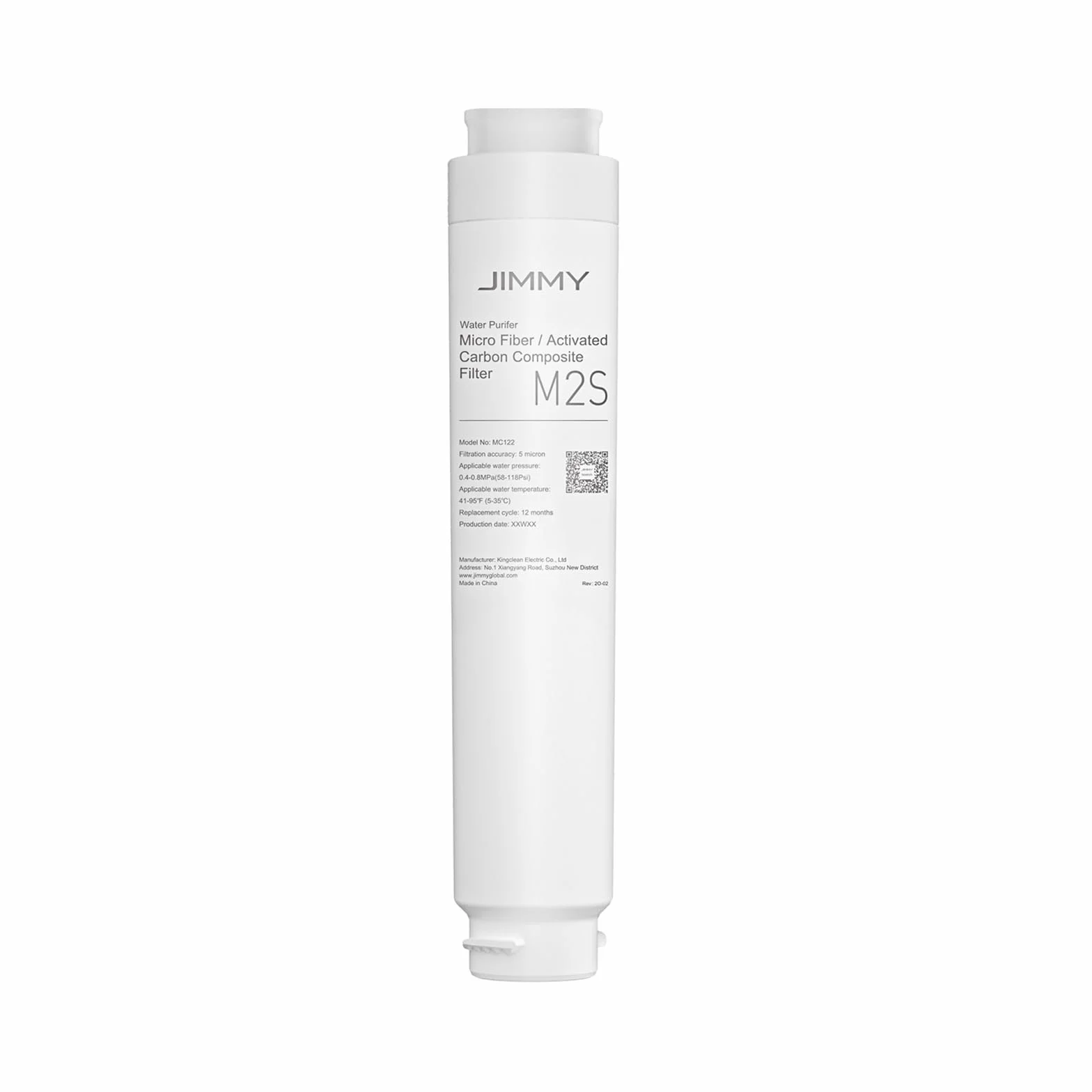 Jimmy R9 filtro composito in microfibra e carbone attivo M2S, per filtri di ricambio dell'impianto di osmosi R9 per acqua potabile da tavolo