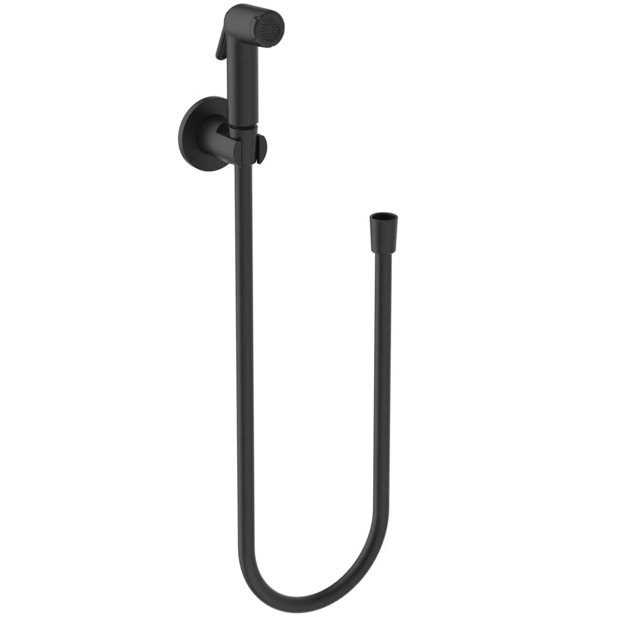 Ideal Standard - Idealspray, Idroscopino con supporto a parete fisso, Portata da 7.2l/min, Nero seta