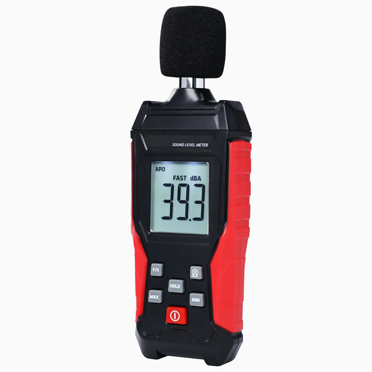 Fonometro Professionale Portatile Decibelometro da 30-130dB Dispositivo di Misura del Rumore Digitale con MAX/MIN, Display Retroilluminato LCD Rilevatore di Suoni per Casa, Ufficio, Scuola