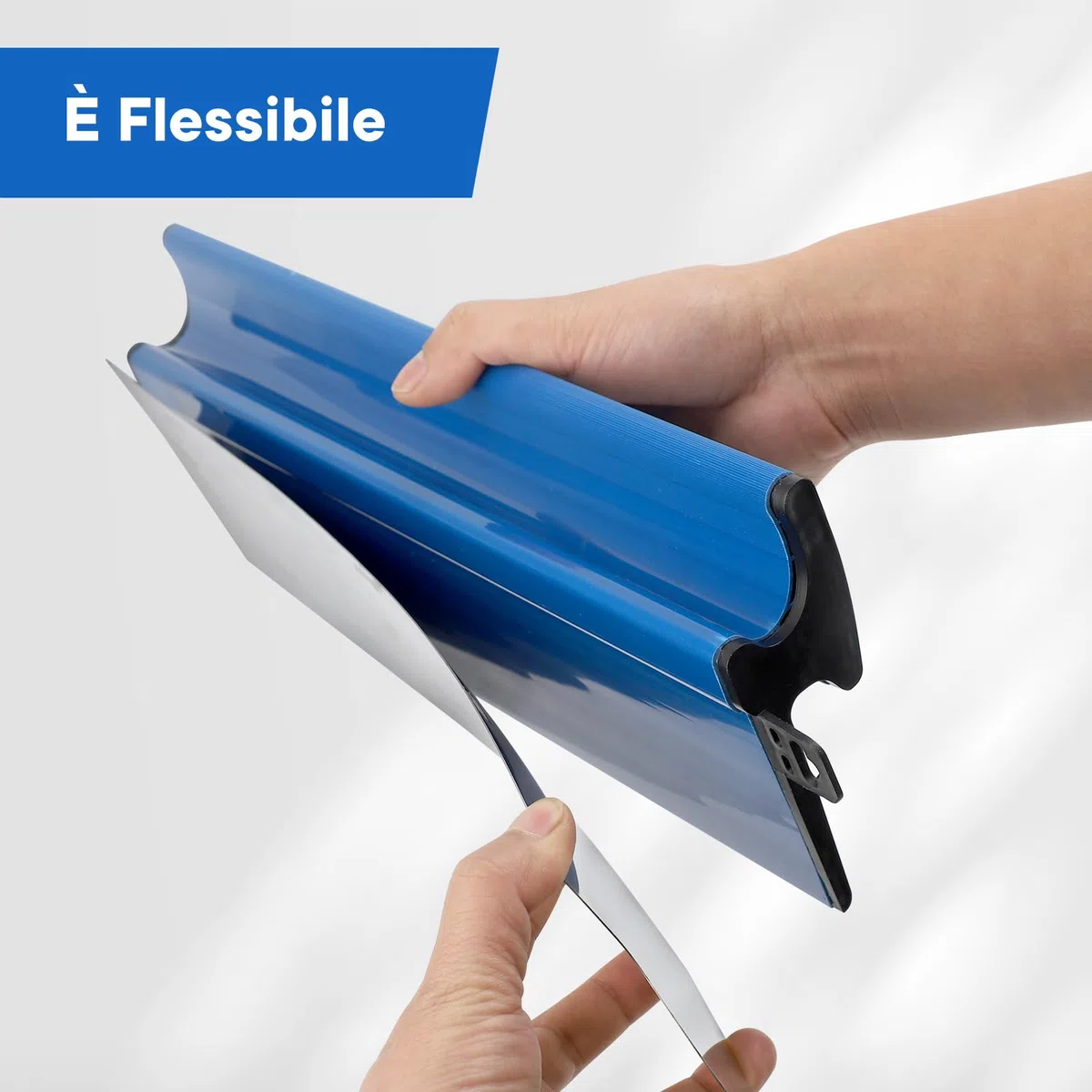 Spatola per superfici professionale, Spatole per stucco con 0,55mm Lame in acciaio inossidabile, 60cm Spatola per Stucco con manico a Z, per Cantieri di costruzione, Ristruttura domestica