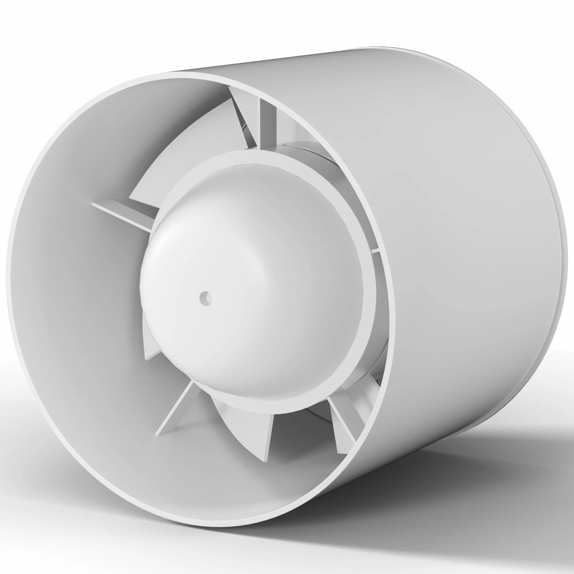 Estrattore Assiale 150 mm,Ventilatore Tubolare Estrattore Aria Silenzioso Ventola per Migliorare Qualità Aria per Cucina Magazzino Serre Impianti di Ventilazione Fai Da Te Aspiratore（Nessuna spina）