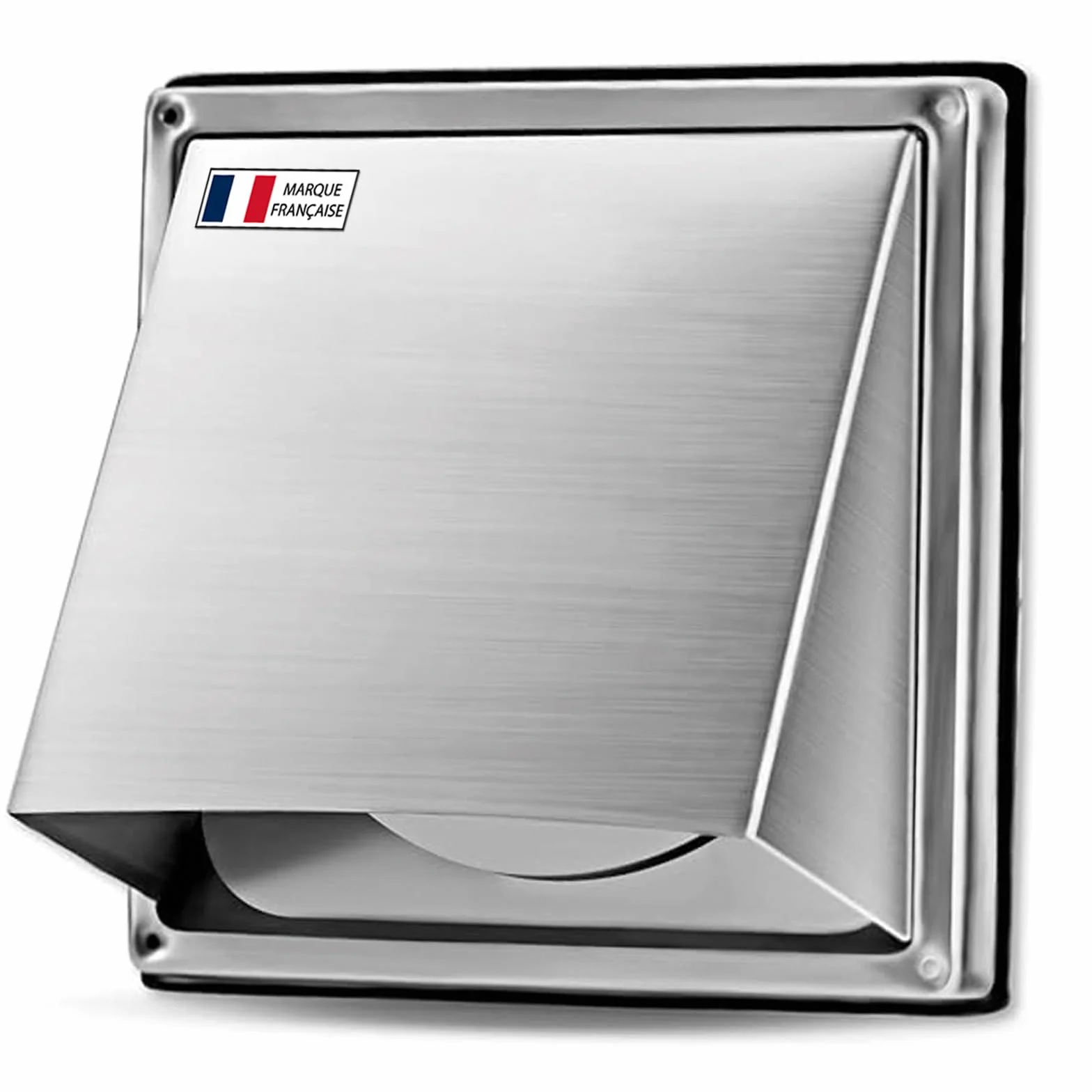 Griglia di Ventilazione in Acciaio Inossidabile 125 mm - Resistente alle Intemperie con Valvola di Non Ritorno - Perfetta per Asciugatrice, Cappe, Ventilazioni, Condotti di Scarico