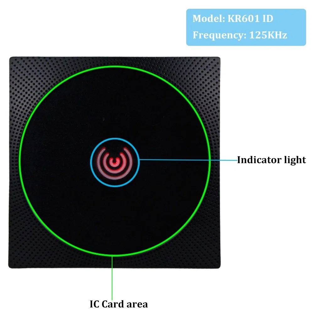 LIBO Lungo Raggio Lettore di Schede RFID 125KHZ Lettore di Controllo Accessi per Schede di Prossimità Wiegand26 IP65 Lettore NFC Impermeabile
