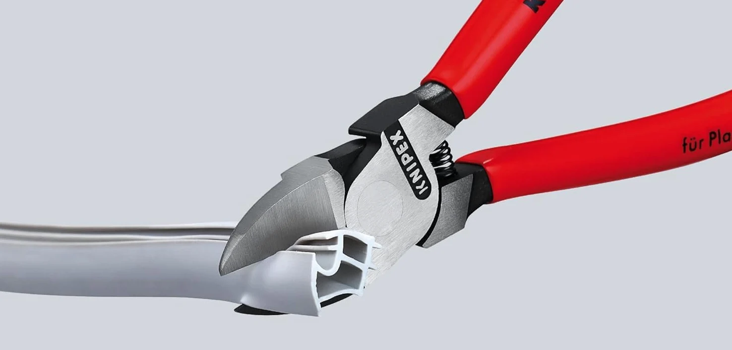 KNIPEX Tronchesi per resina sintetica con impugnature multicomponente 125 mm, 72 02 125