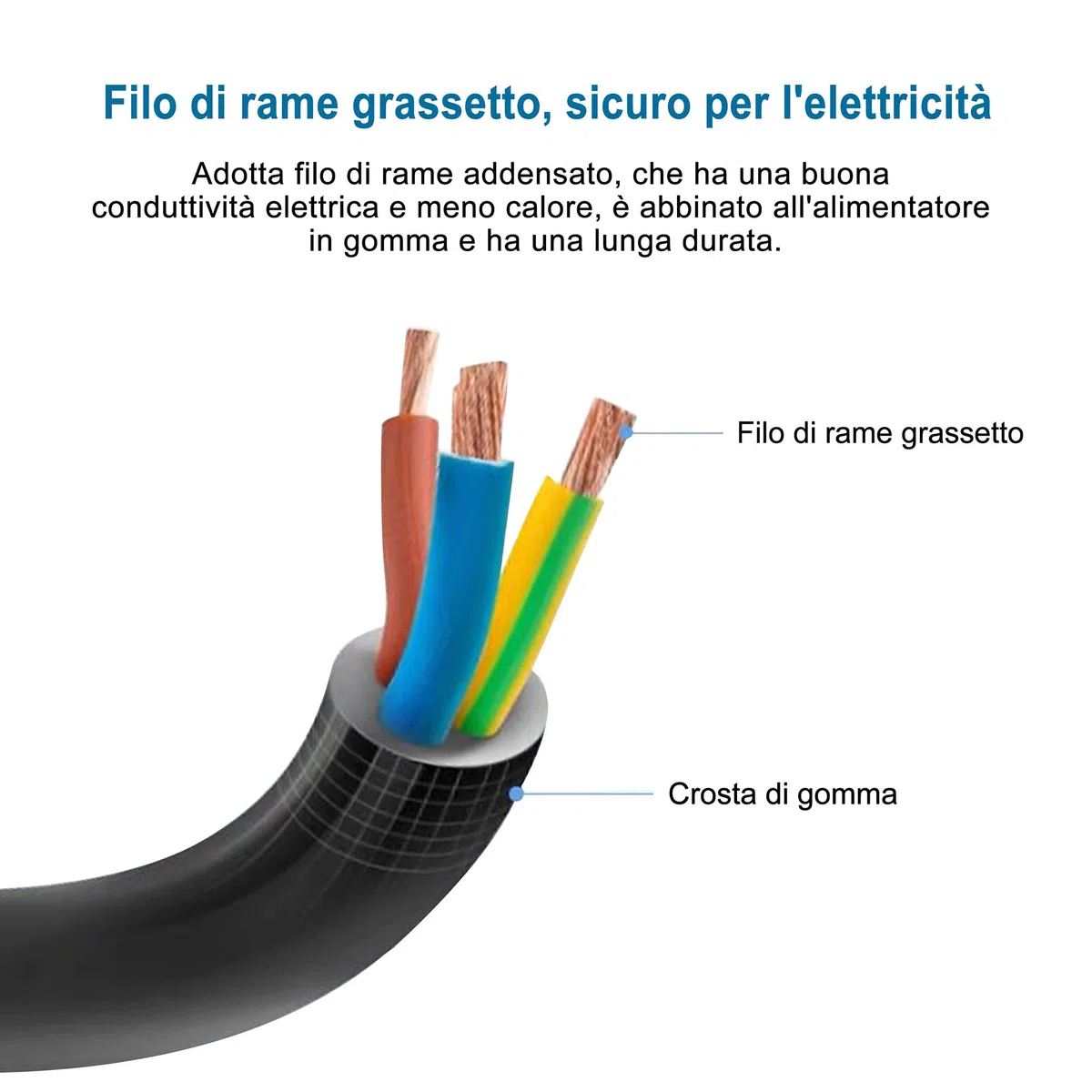 EXTRASTAR Prolunga Elettrica con Avvolgicavo 15 mt,4 Prese Polivalenti (Schuko + 10/16A),Spina 16A,Sezione Cavo 3G 1,0 mm²