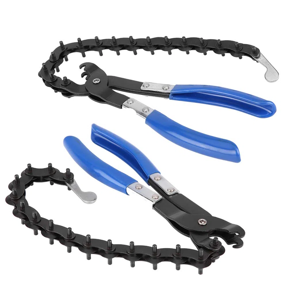 Tagliatubi di scarico, tagliatubi universale in acciaio buoni risultati con taglio in acciaio al carbonio doppia parete (nero+blu)