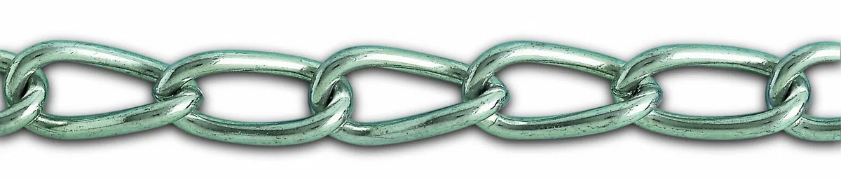 Chapuis LVBG1 Catena saldata ritorta - Acciaio zincato - 24 kg - Diametro 2 mm - Lunghezza 2,5 m