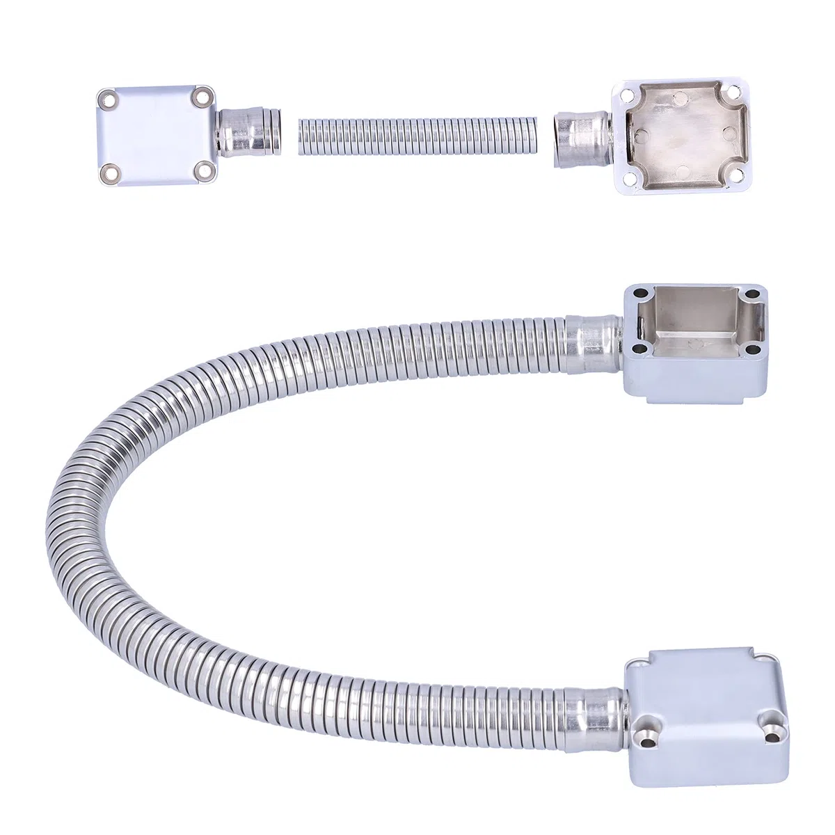 Protezione Per Cavo Porta, Protezione Per Cavo Passante Per Porta in Acciaio Inossidabile Tubo di Protezione Per Filo a Montaggio Esposto Per Sistema di Controllo Accessi