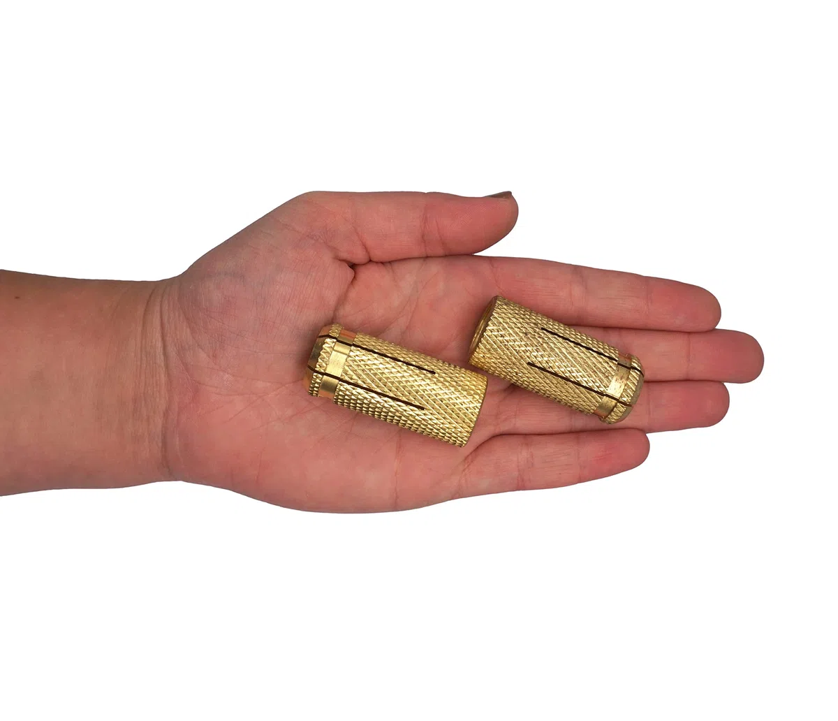 SKIR'CO (6 pz) Tasselli a scomparsa in ottone M16 x 45 mm, manicotto per bullone, tasselli a espansione per parete, tasselli per calcestruzzo in muratura