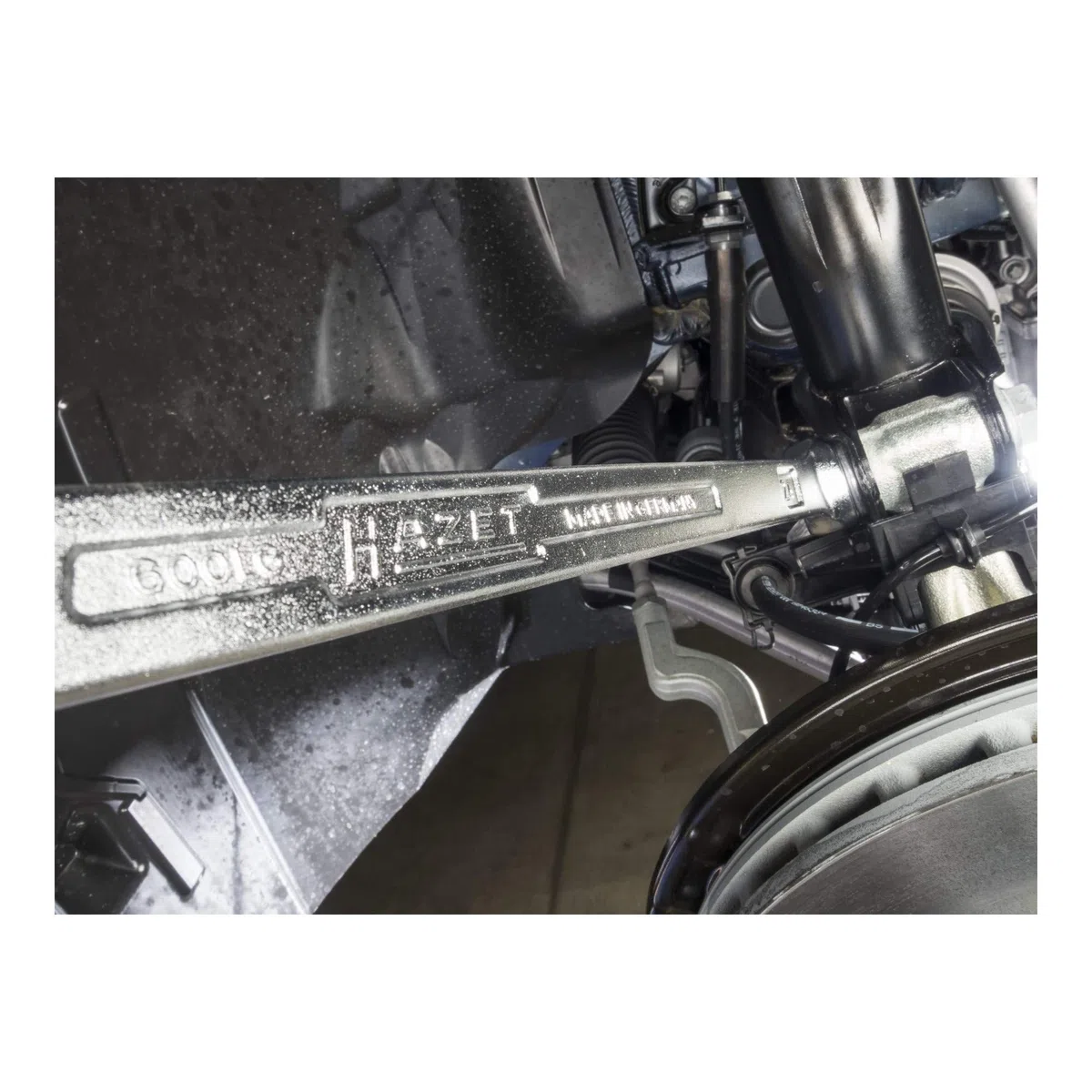 Hazet 600Lg-13 Chiave Combinata a Forchetta/Ad Anello, Extra Lunga, Forma Sottile, Argento, Apertura Chiave 13, Lunghezza 245 mm