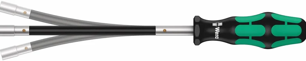 Wera, 391 Giravite flessibile con bussola esagonale, 7.0 mm x 167 mm
