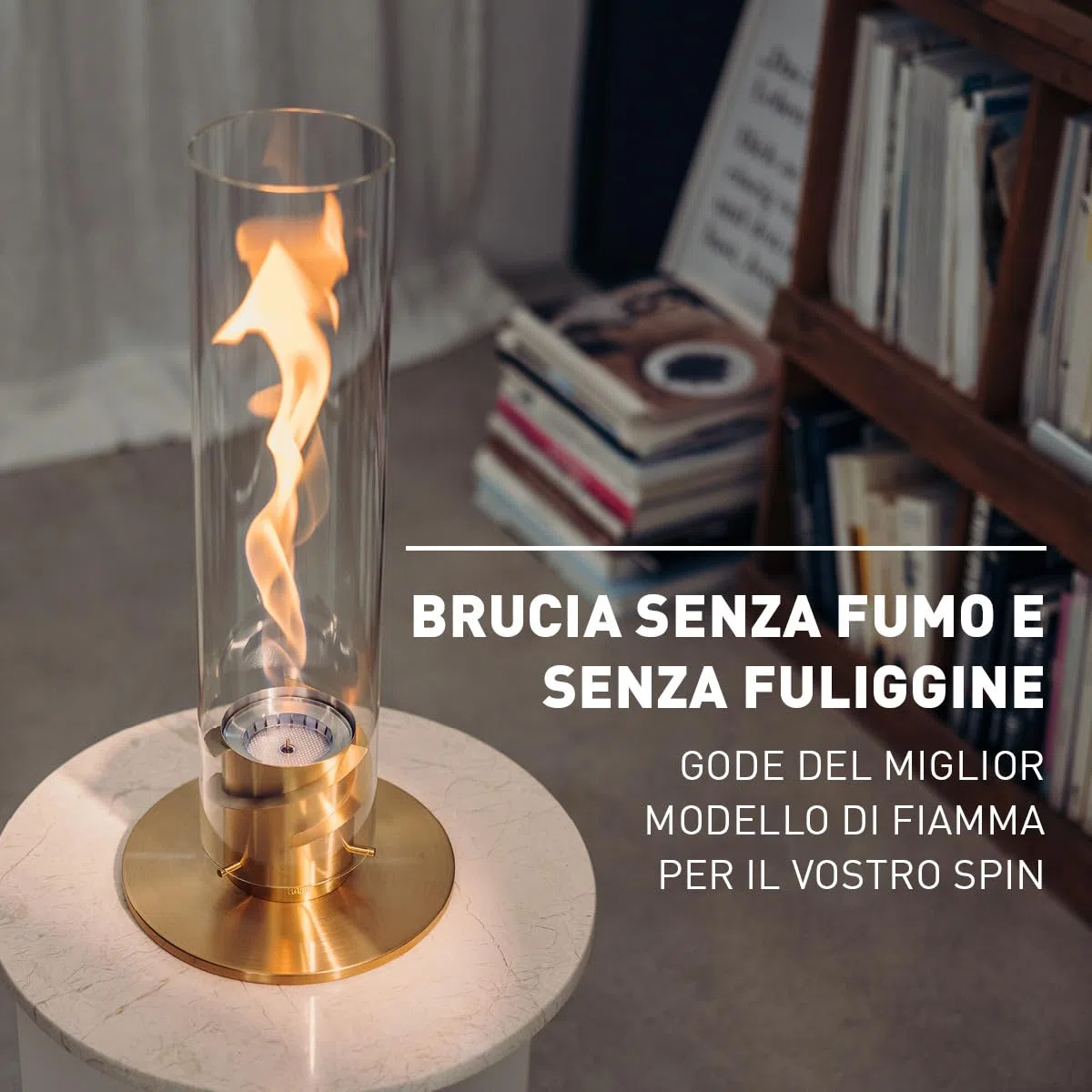 höfats - bioetanolo liquido per SPIN 900 | 1200 - etanolo senza fumo e fuliggine - 6X 1 litro - accessori per Spin 900 | 1200 e Bio-Burner, il camino da tavolo per uso interno ed esterno