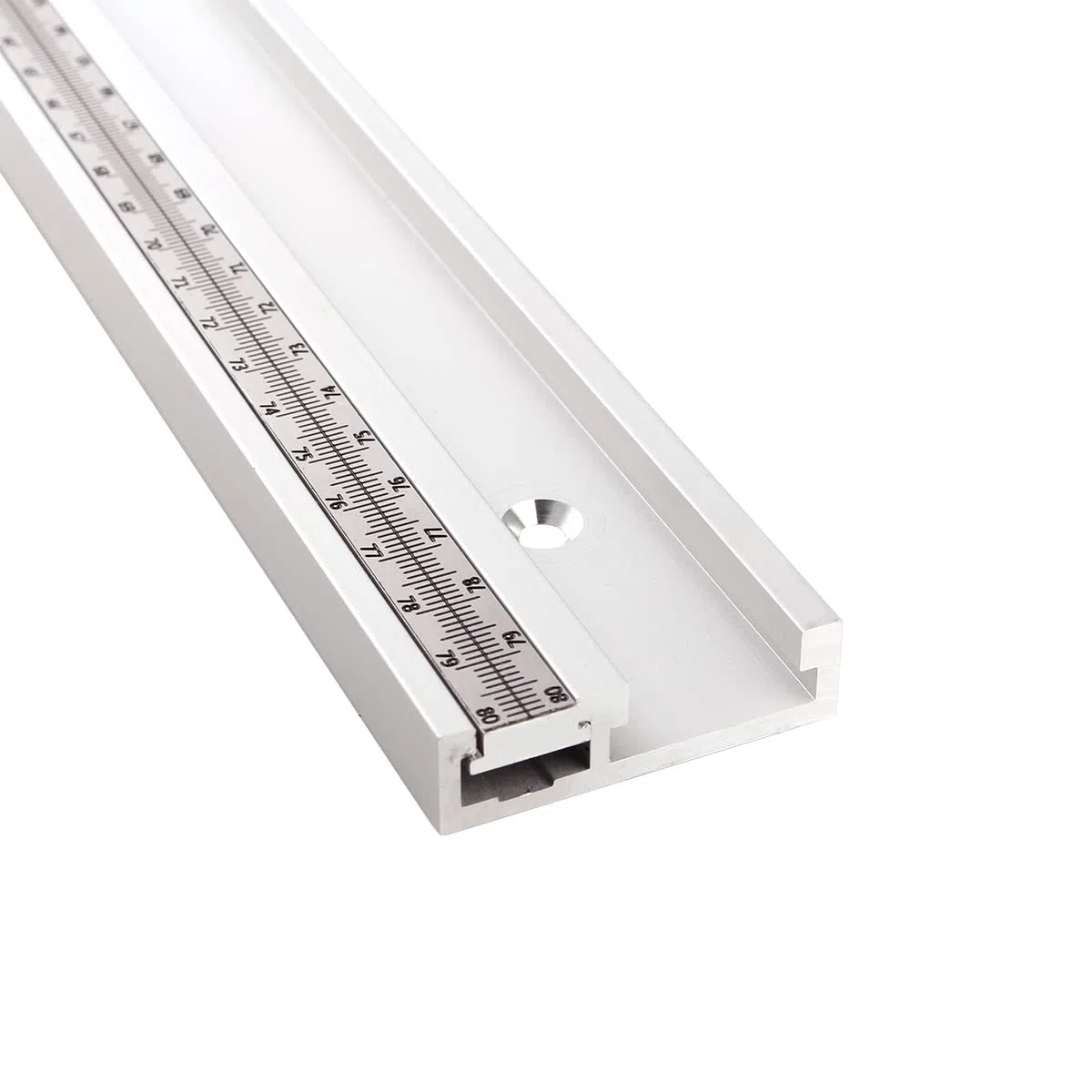 Guida a T da 800 mm con scala mobile, in lega di alluminio, con slot a T, per fresa fai da te, sega da tavolo, binario obliquo, attrezzi per la lavorazione del legno, per tavolo router