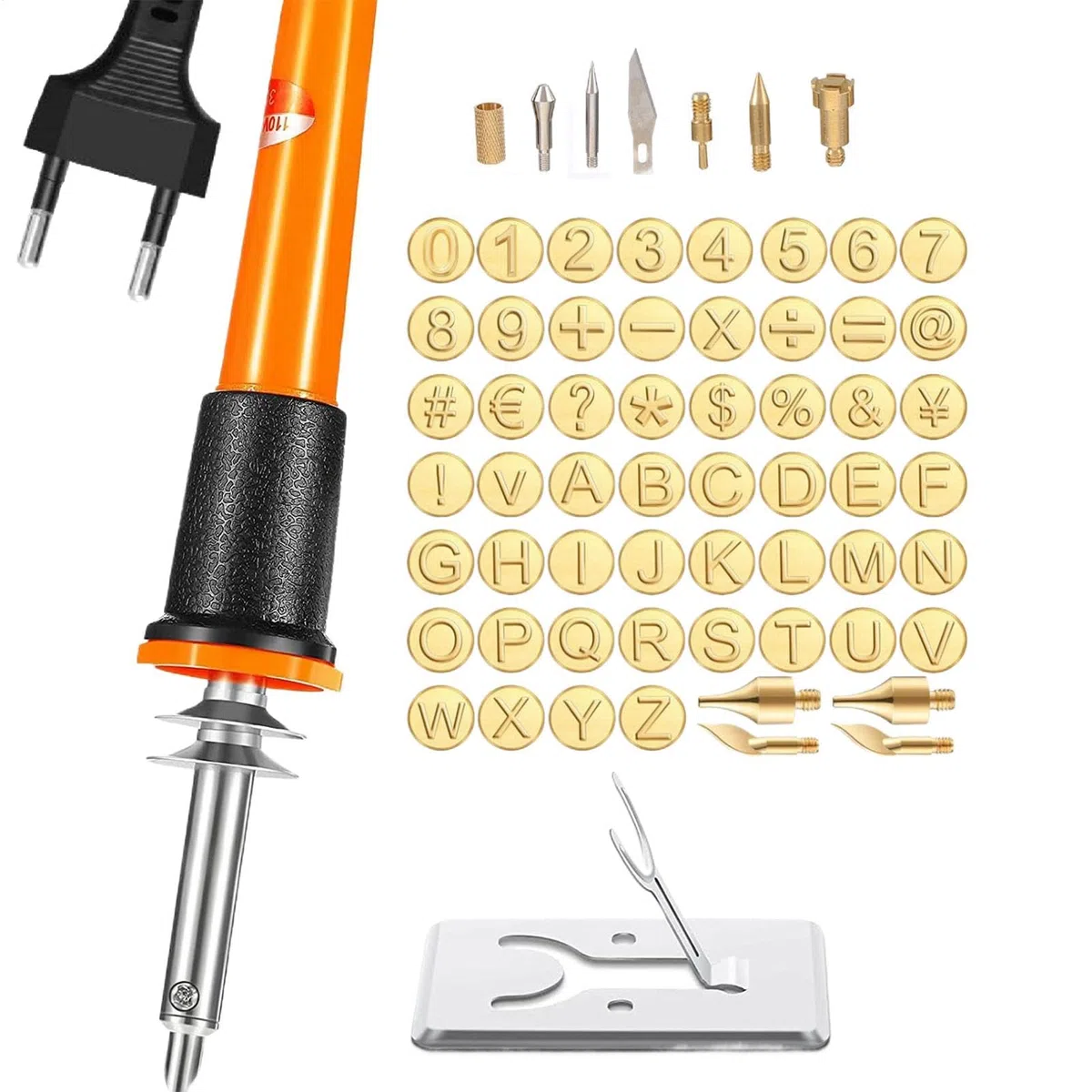 Set per legna in pelle, set di punte per legna, Set unico per legna da 65 pezzi, Strumenti per la testa da intaglio Kit di lavorazione sicuro e stabile per artisti e hobbisti