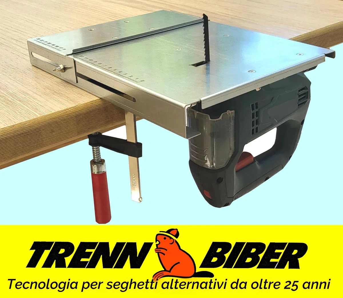 Adatto a tutti i seghetti alternativi, la rotaia guida definitiva per tagli di sega dritti e precisi