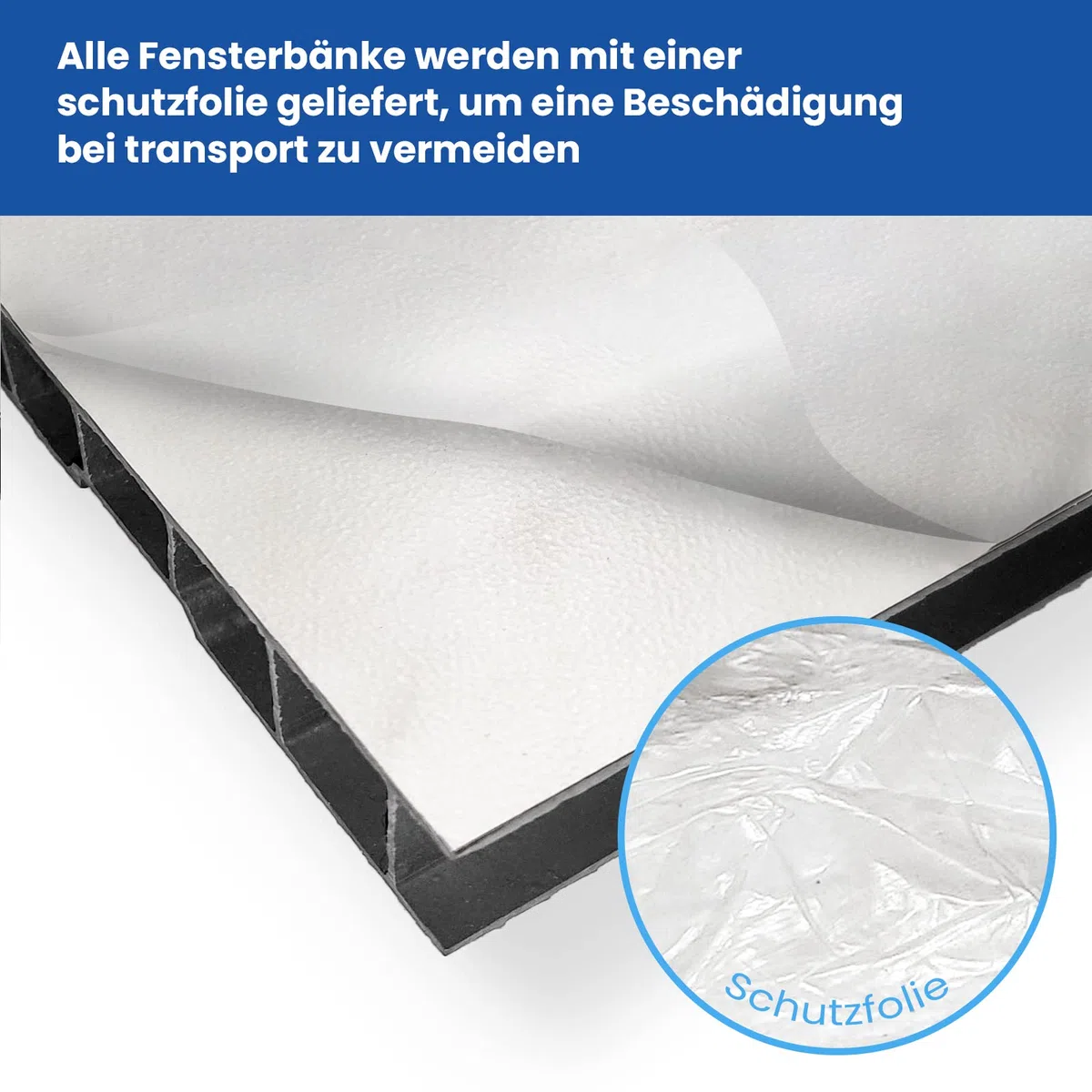 Davanzale per finestra in PVC, 15 cm x 110 cm, marmo, per interni, davanzale per interni, al metro, per soggiorno, decorazione, in plastica