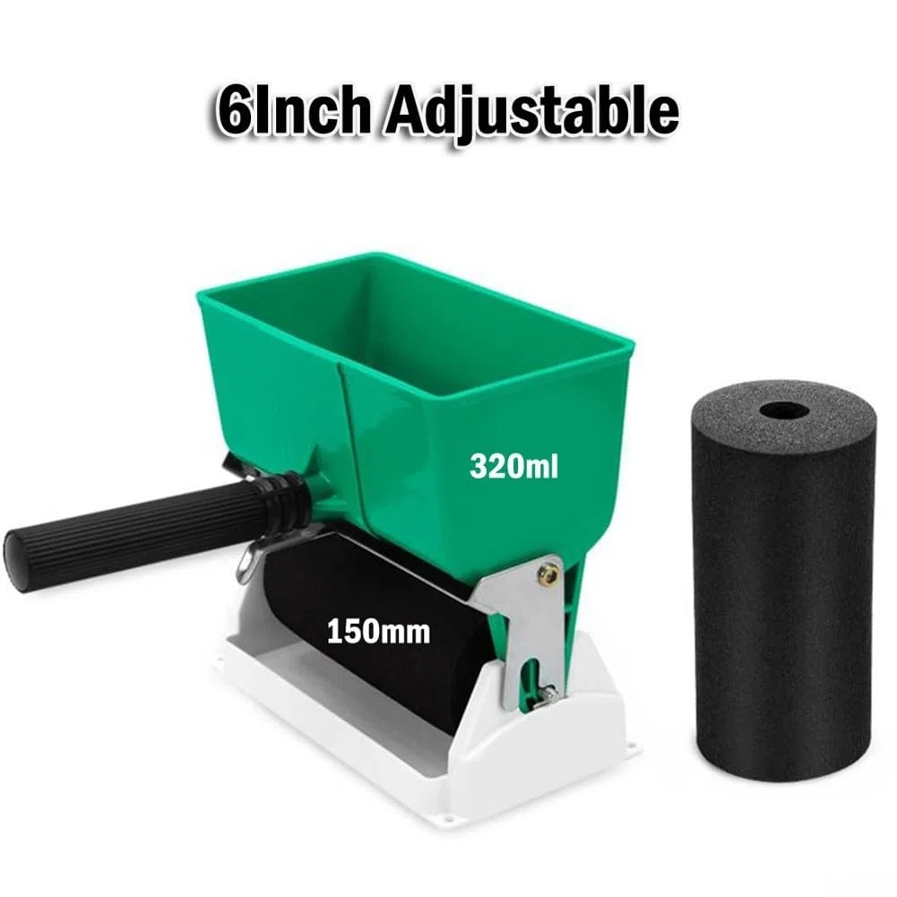 Applicatore manuale per colla a rullo per rivestimento rapido, con portata regolabile e manico antiscivolo (15,2 cm regolabile)