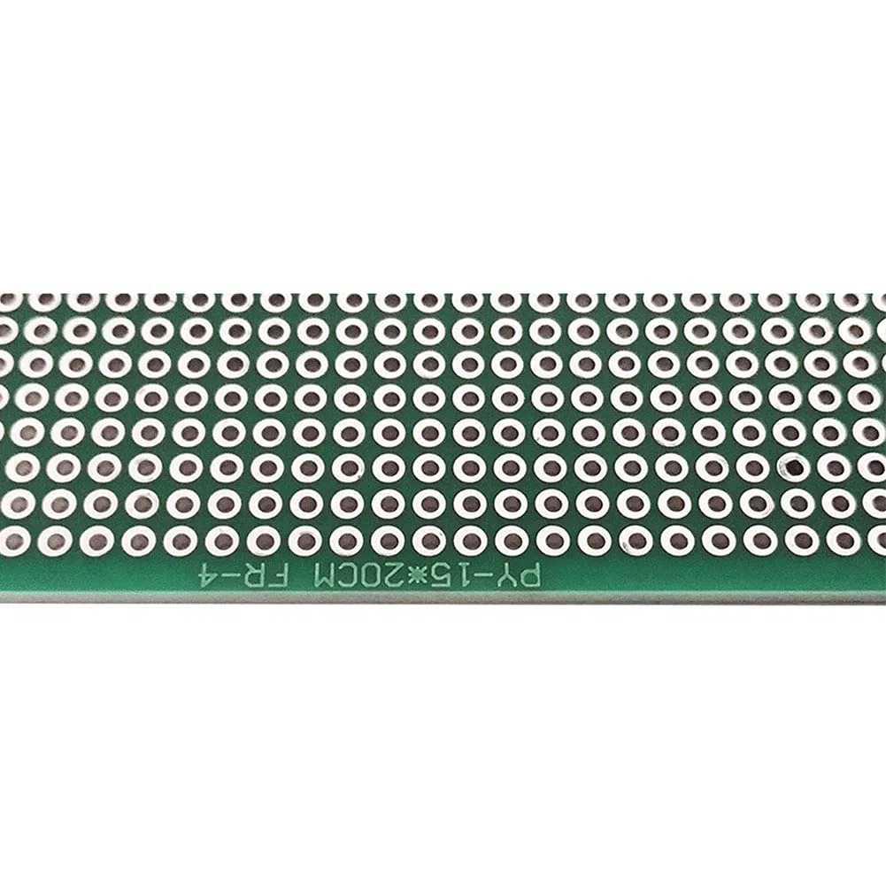 Kit prototipo PCB a Circuito Stampato Universale a Doppia Faccia, Scheda Proto per breadboard di Saldatura Fai-da-Te 5PCS,Verde,15x20CM