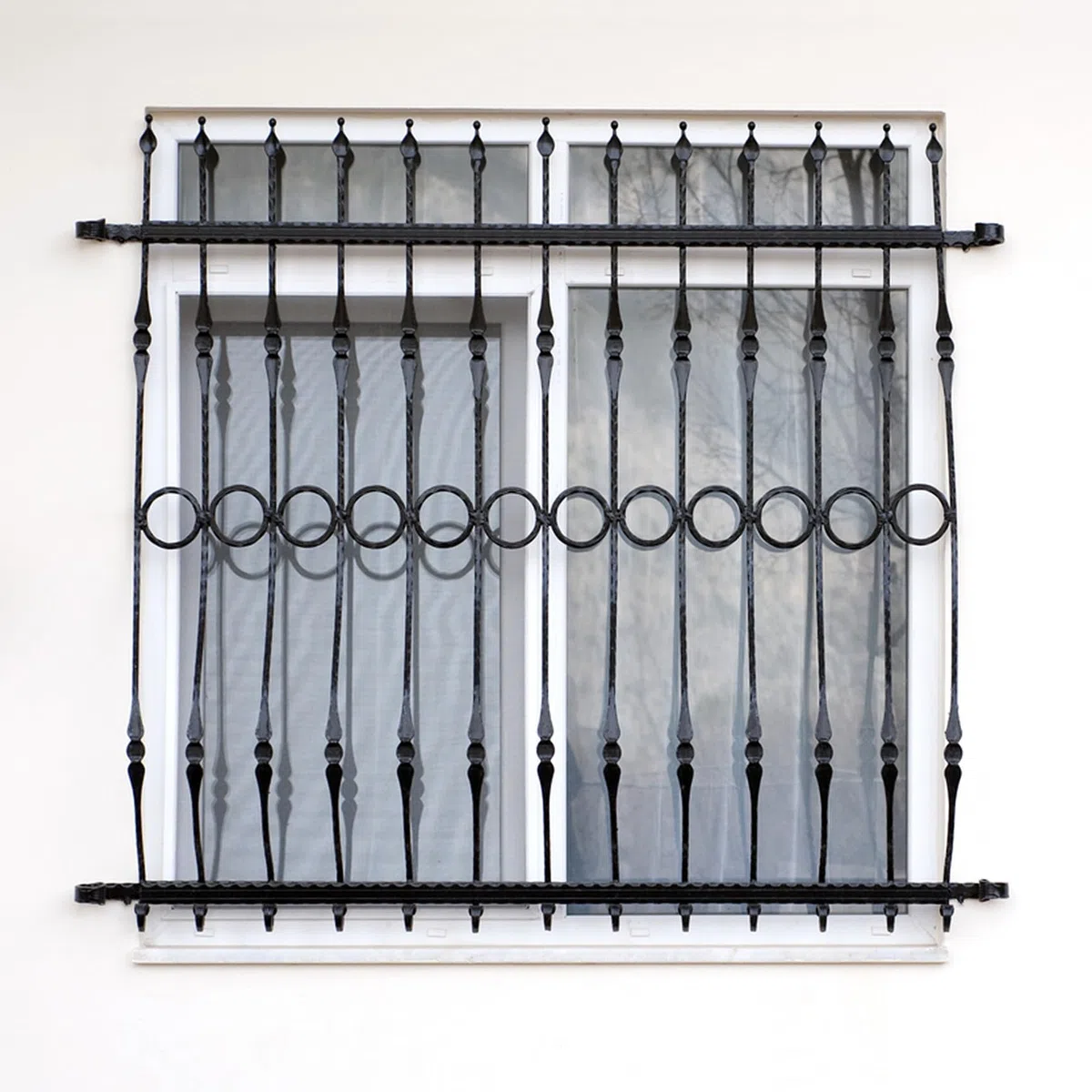 MAXMEYER Manoantica Smalto Ferromicaceo Anticorrosivo, Finitura Antichizzante per Ferro, Applicazione Diretta, Resistente agli Agenti Atmosferici, Per Cancelli e Inferriate (Nero Grafite, 0,75 Litri)