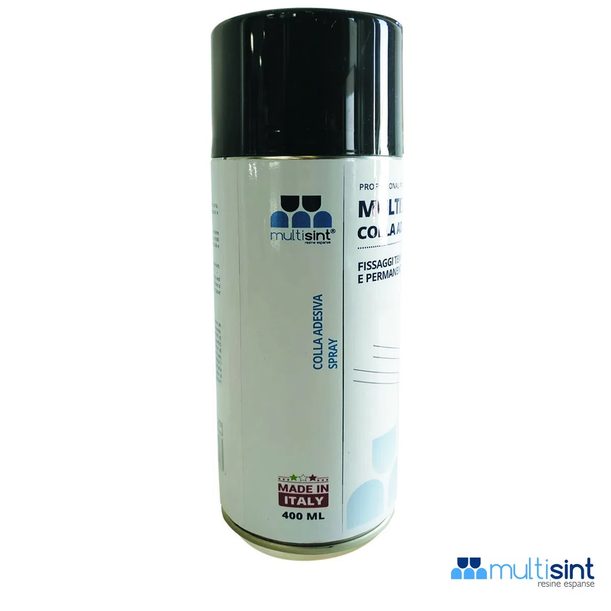 Multisint MultySpray - Nuova Colla Spray per Pannelli Fonoassorbenti 400 ml (Confezione 3 Bombolette) – Produzione 100% Italiana