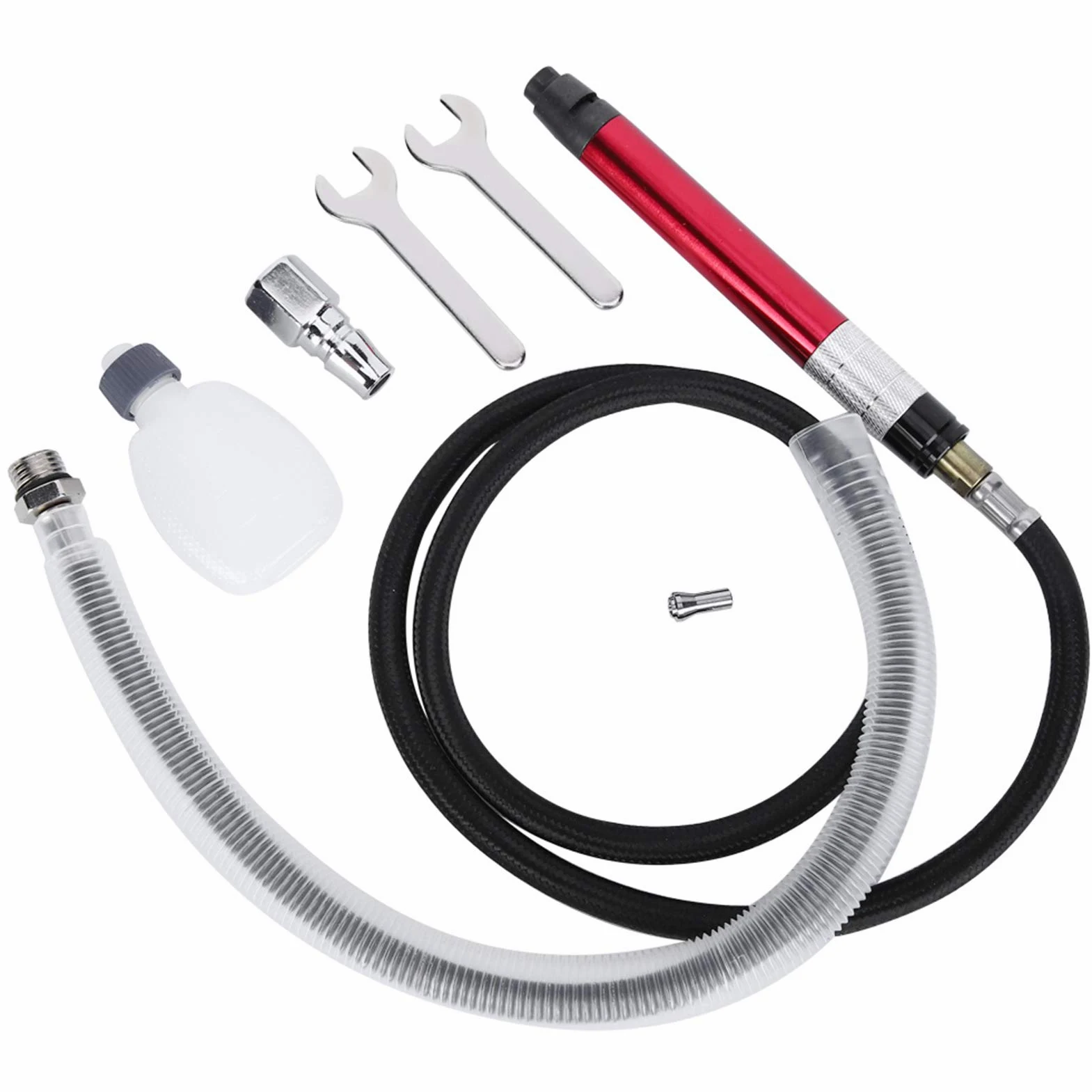 Kit Smerigliatrice Pneumatica Matita 58000-65000 Giri/min Utensile Lavoro per Lavorazioni Fine Officina