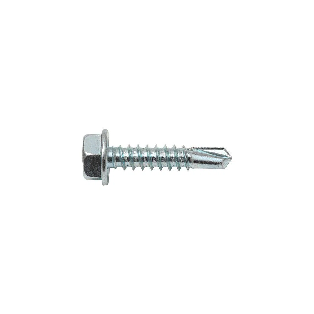 Viti autoforanti 6.3 mm 25 mm Esagonale DIN 7504-K Acciaio zincato 200 pz. SWG