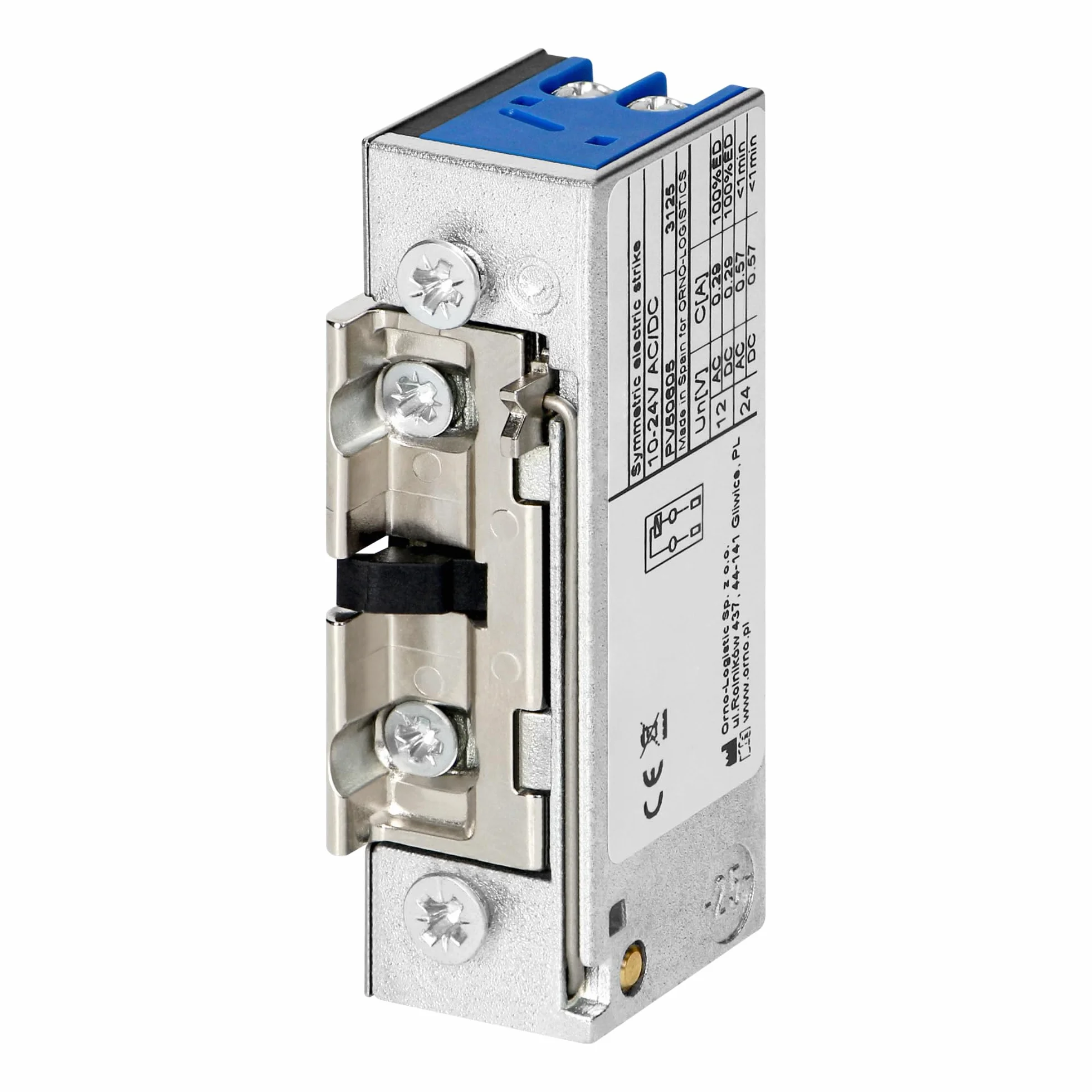Serratura Elettrica Cancello Esterno Apriporta Simmetrico Regolazione dello Scrocco Elettroserratura 12v a Bassa Corrente 280 mA per 12 V DC (memoria e blocco)