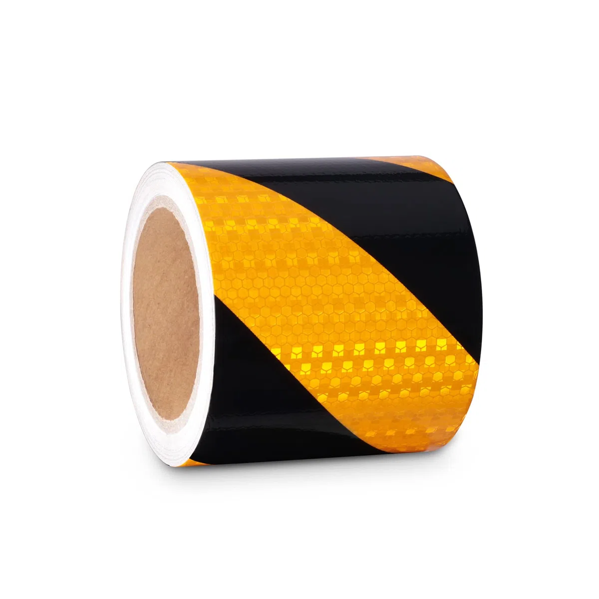 Nastro riflettente giallo e nero 10,2 cm x 33ft impermeabile nastro adesivo adesivo di sicurezza nastro di avvertimento evidente per veicoli, auto, rimorchi, esterni